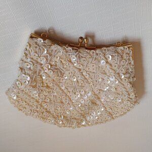 Vintage Hand Beaded Evening Purse Du-Val Made in Hong Kong